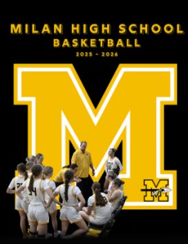 Milan High School Basketball 2025-2026 book cover